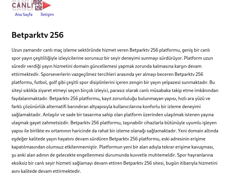 Betparktv 256 - Ekran Görüntüsü