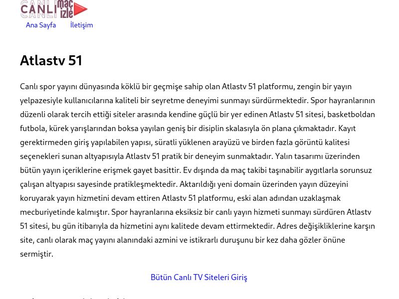 Atlastv 51 Giriş Linki - Ekran Görüntüsü