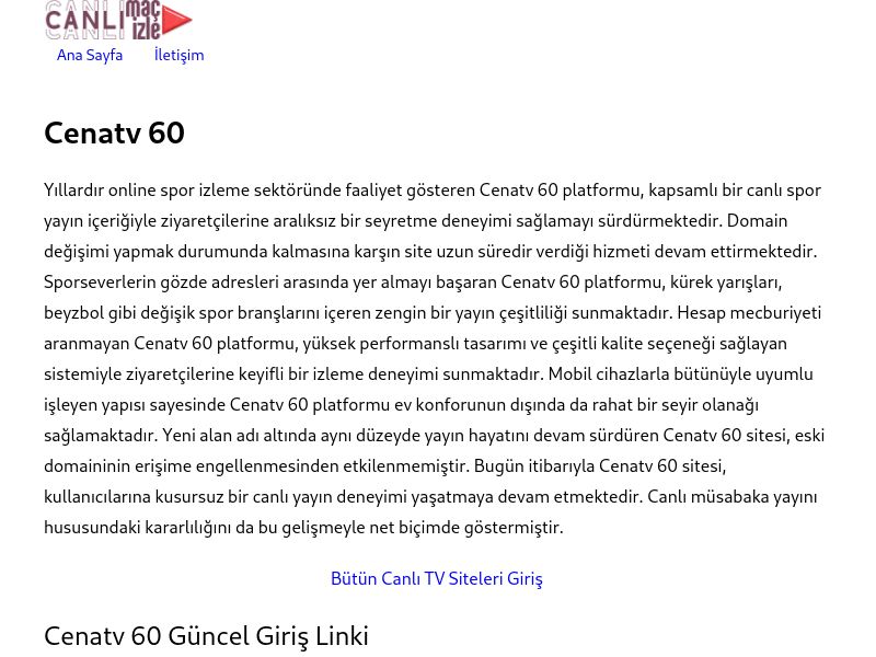 Cenatv 60 - Ekran Görüntüsü