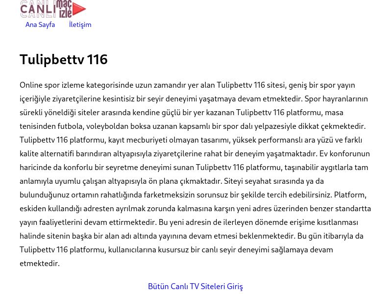 Tulipbettv 116 - Ekran Görüntüsü
