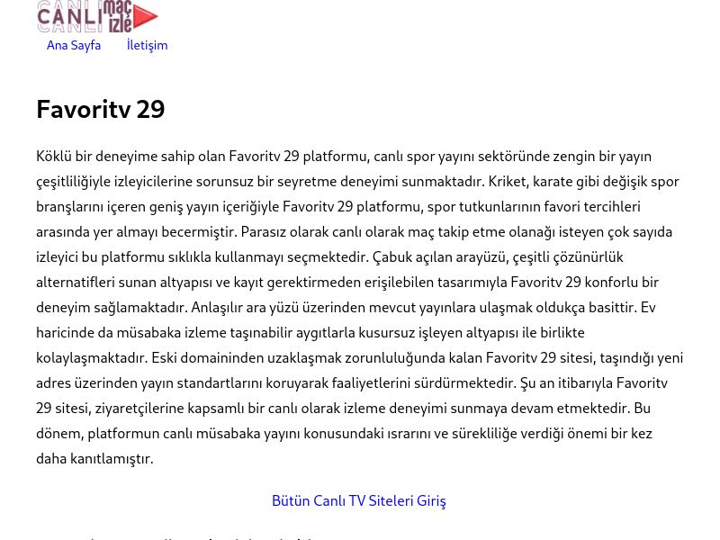 Favoritv 29 - Ekran Görüntüsü