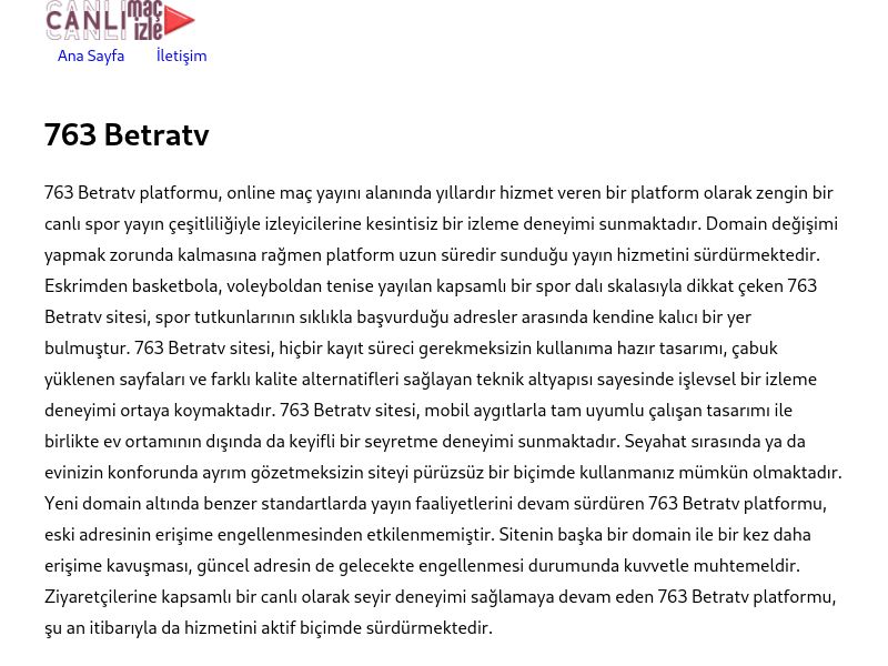 763 Betratv Giriş Linki - Ekran Görüntüsü