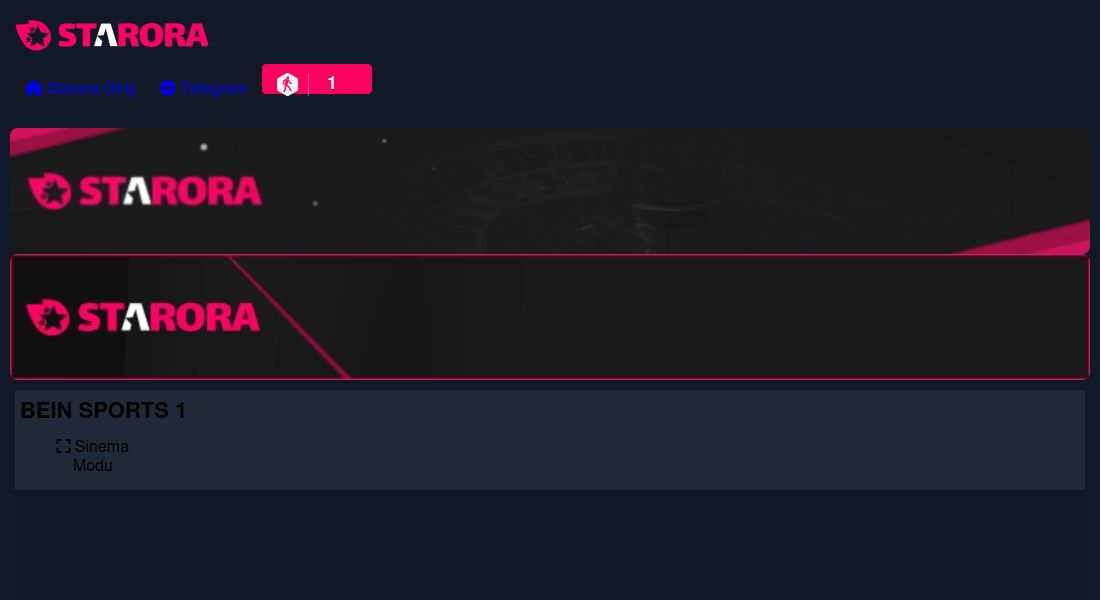 Starorasports | Canlı Maç izle, Beinsports izle - Ekran Görüntüsü