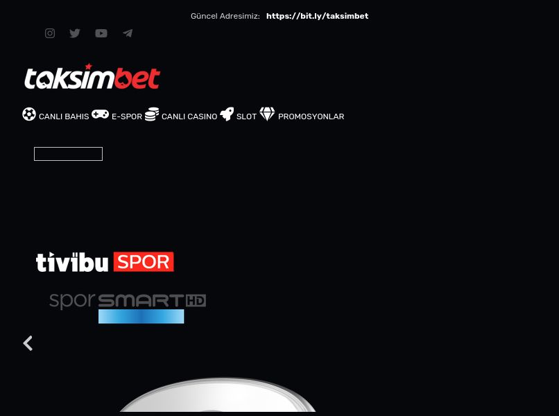 TaksimBet : Canlı Maç izle, beIN Sports, Tivibu Spor, Süper Lig - Ekran Görüntüsü