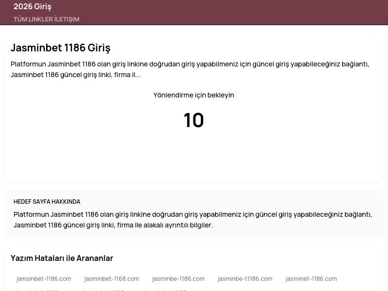 Jasminbet 1186 Giriş - 2026 Giriş - Ekran Görüntüsü