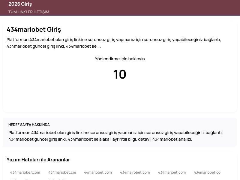 434mariobet Giriş - 2026 Giriş - Ekran Görüntüsü