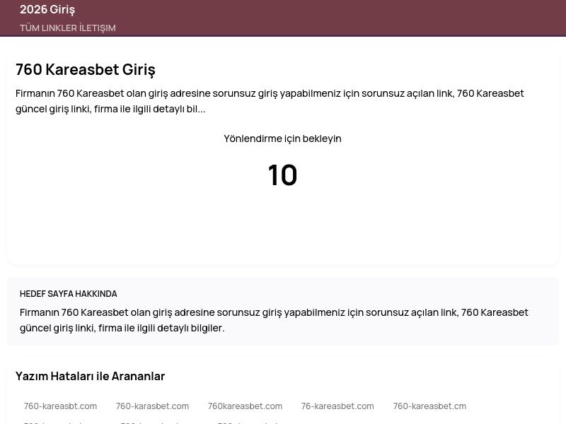 760 Kareasbet Giriş - 2026 Giriş - Ekran Görüntüsü