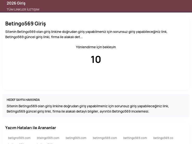 Betingo569 Giriş - 2026 Giriş - Ekran Görüntüsü