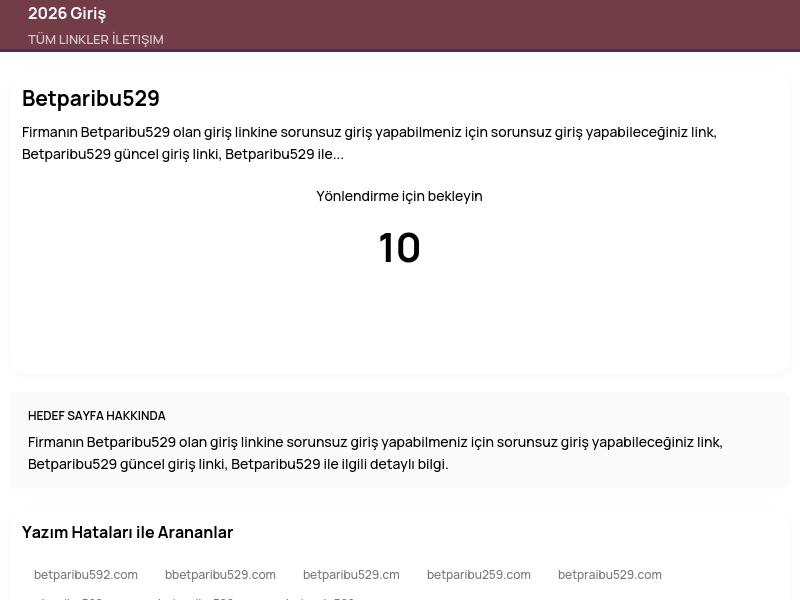 Betparibu529 - 2026 Giriş - Ekran Görüntüsü