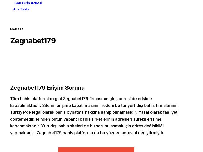 Zegnabet179 - Son Giriş Adresi - Ekran Görüntüsü