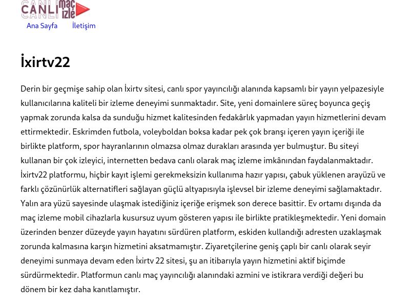 İxirtv22 - Ekran Görüntüsü