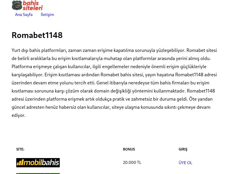 Romabet1148 - Ekran Görüntüsü
