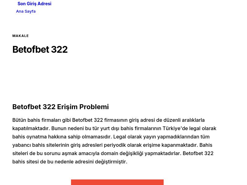 Betofbet 322 - Son Giriş Adresi - Ekran Görüntüsü