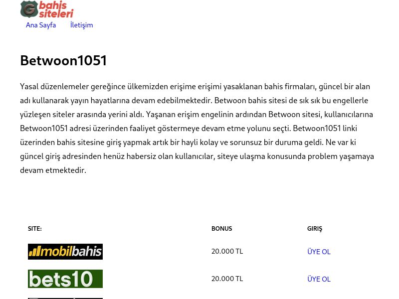 Betwoon1051 - Betwoon - Ekran Görüntüsü