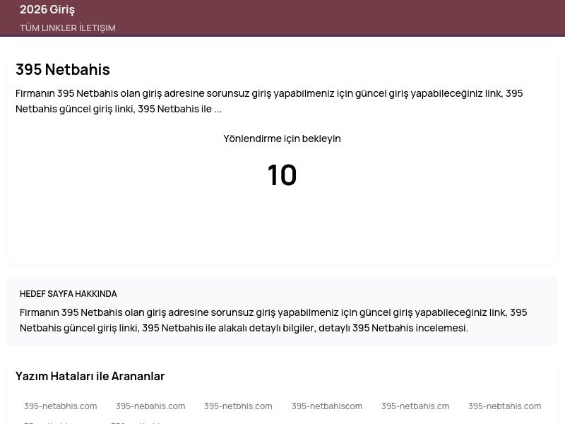 395 Netbahis - 2026 Giriş - Ekran Görüntüsü