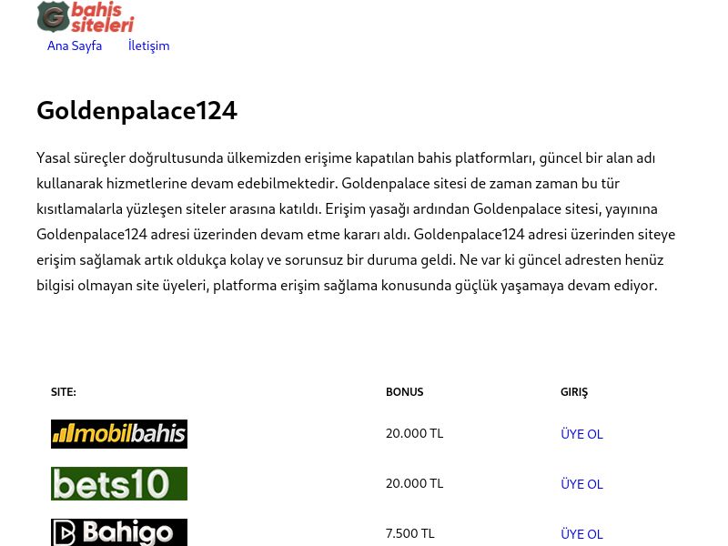 Goldenpalace - Goldenpalace124 - Ekran Görüntüsü