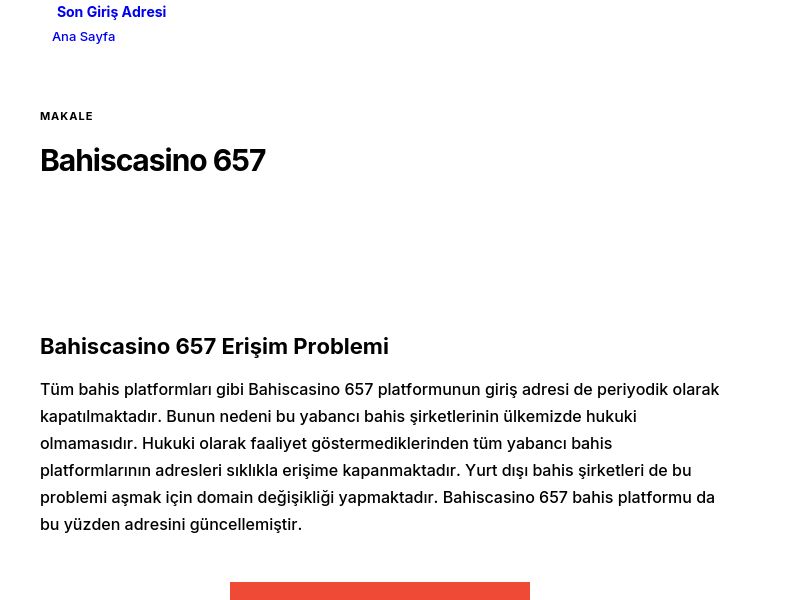 Bahiscasino 657 - Son Giriş Adresi - Ekran Görüntüsü