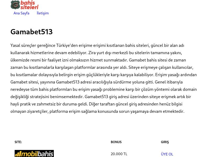 Gamabet - Gamabet513 - Ekran Görüntüsü